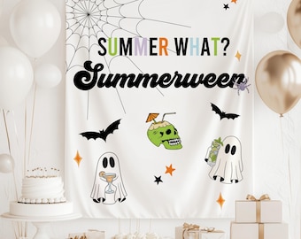 Summerween Summer Halloween Party Decorations Summerween Decorations Summerween Party Banner Summerween Party Ideas