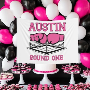 Boxing Banner Boxer Boxing Party Decorations Boxing Theme Party Decorations Little Boxer Boxing Theme Party Boxing Decoration For Party
