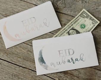 Eid Money Envelope- Eid Gift- Money Envelope - Eidi- Eid Mubarak-