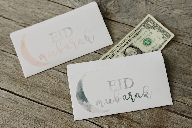 Eid Money Envelope Eid Gift Money Envelope Eidi Eid Etsy