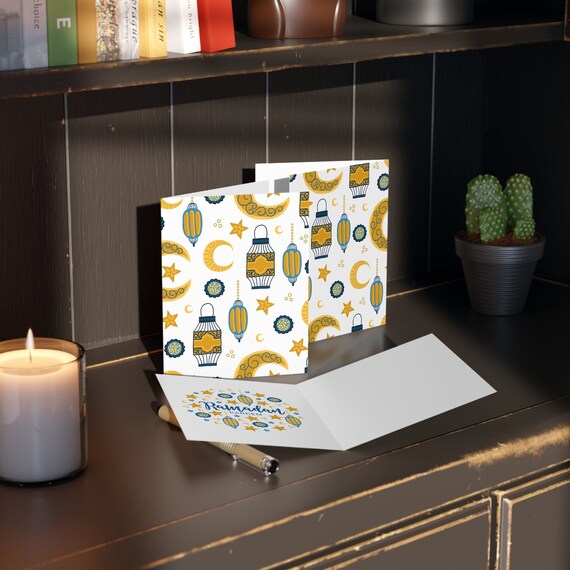 PRINTED - Ramadan Greeting Card Ramadan Mubarak Ramadan Kareem Welcome Ramadan Gift Il_570xn