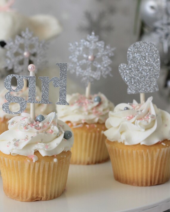 Baby its Cold Outside Winter Baby Shower Snowflake Snowflake Baby Shower Mittens Winter Onederland Winter Wonderland Girl Baby Shower Il_570xn