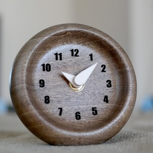 Wooden Desk Clock
