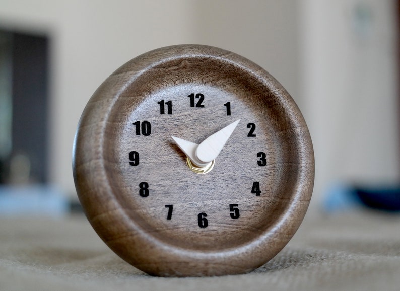 Wooden Desk Clock