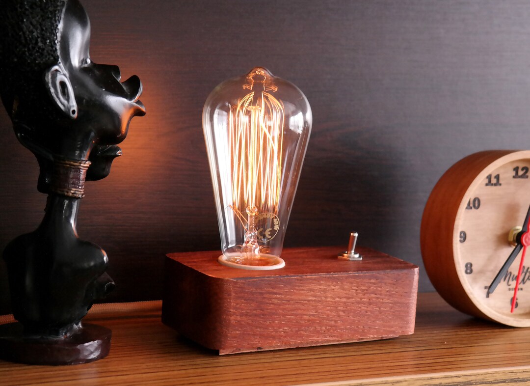 Edison Lamp Edison Bulb Lamp Edison Lamp Base Desk Lamp Etsy