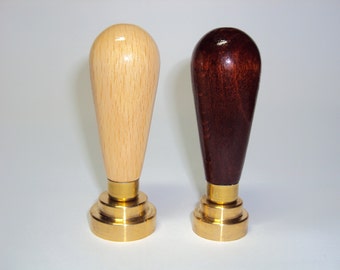 Blanko Petschaft aus Buche.