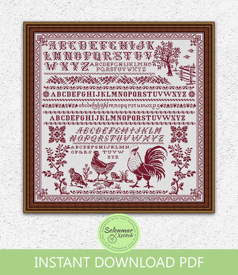 Awesocrafts Lot De 4 Kits De Broderie Au Point De Croix, Motifs Faciles Pour Les Quatre Saisons Fournitures Pour Le Point De Croix Estampill Es~p122012970