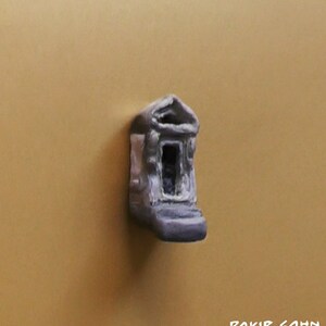 Impressionistic Old  Venice Doorway (Hangable) 2 inch Sculpture
