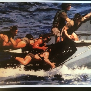 12&#39;x18&#39; Matte Print of My Painting &quot;Navy SEALs Training Day I&quot;