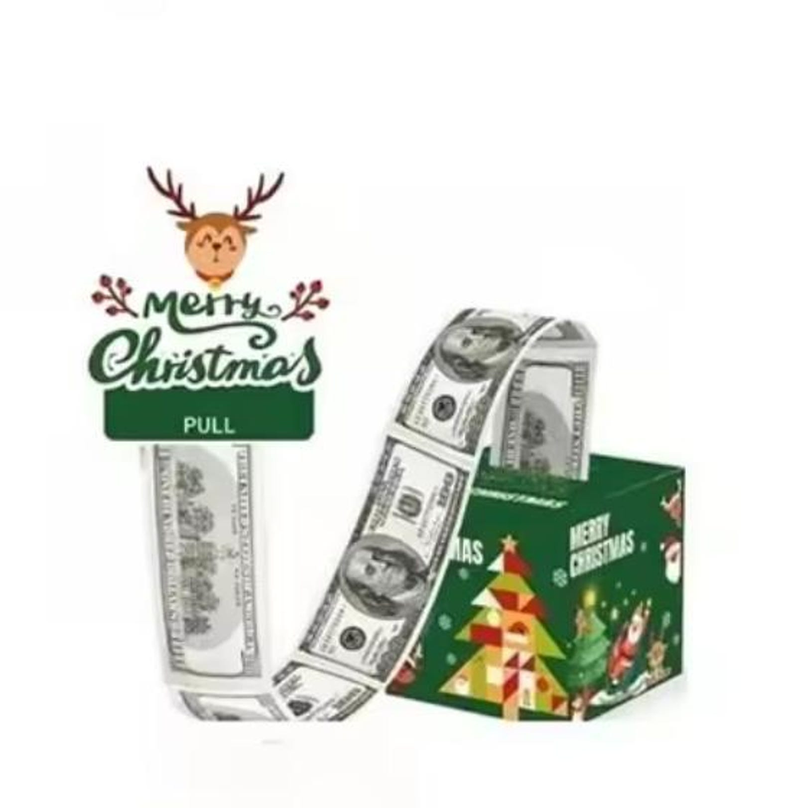 Christmas Cash Pull Gift Box: DIY Money Sleeves Kit - Etsy
