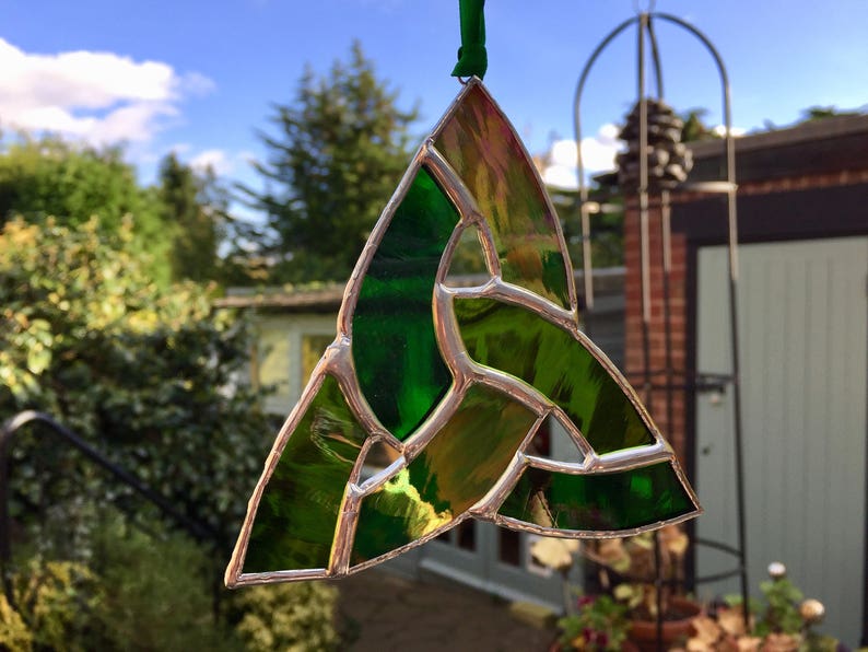 Irish Knot Stained Glass Suncatcher Home Decor Irish Wedding Etsy UK