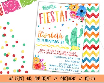 Fiesta Invitation, Fiesta Birthday, Fiesta Invite, Spanish Invitation, Fiesta Birthday Invitation, Mexican Birthday, Mexican Invitation