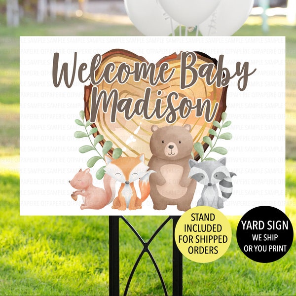 Woodland Baby Shower Decorations Etsy