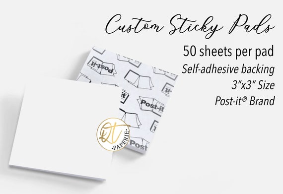 Customized Stik-Withit Sticky Notes (50 Sheets, 3 x 3), Sticky Note Pads