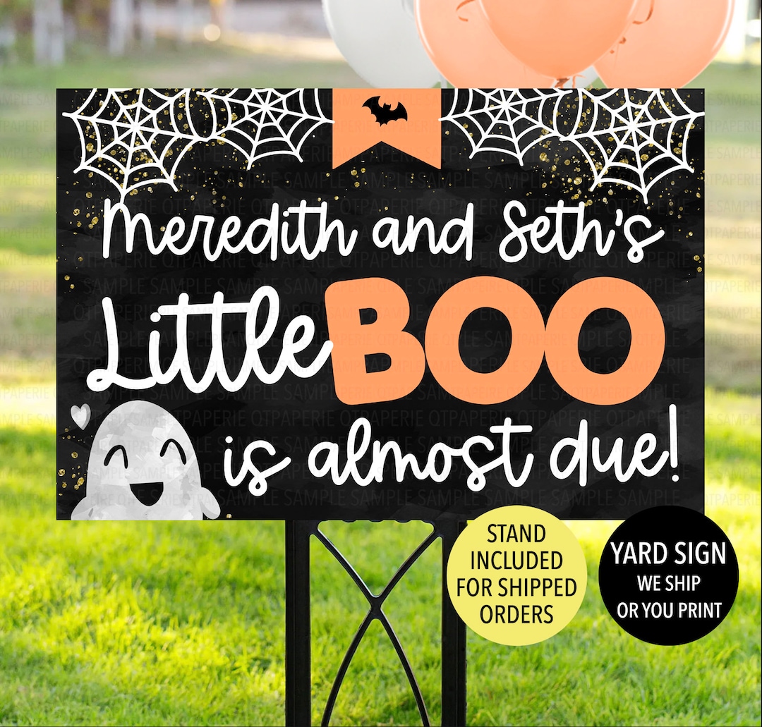 A Little Boo Is Almost Due
 A Little Boo is Almost Due Wel e Sign Little Boo Baby Etsy