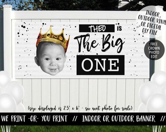 Notorious One First Birthday Banner, Biggie Welcome Banner, Big One Banner, Big One Birthday Decoration, Biggie Birthday Photo Backdrop