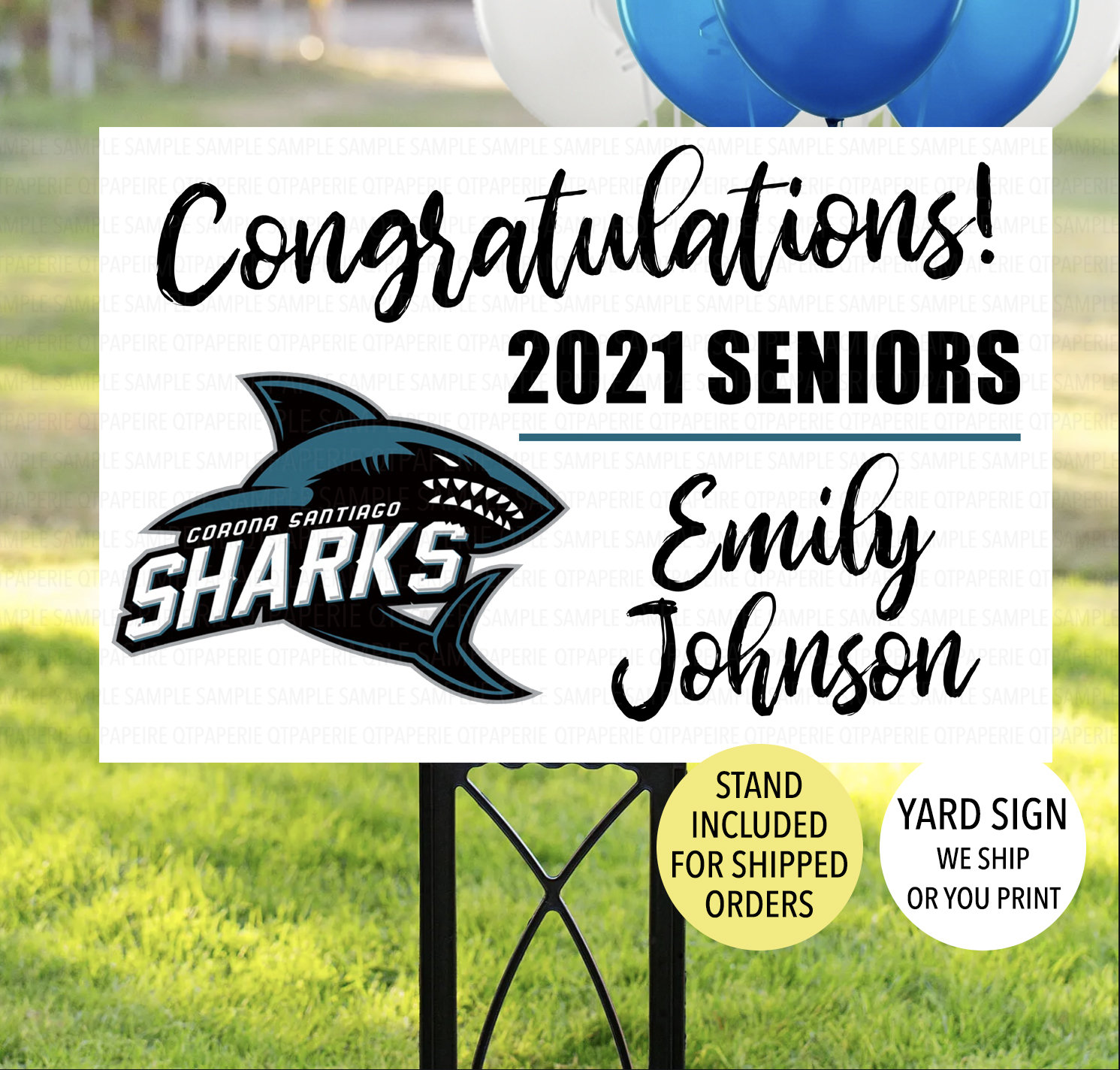 2021 Senior Yard Sign High School Senior Sign Senior Sign Etsy