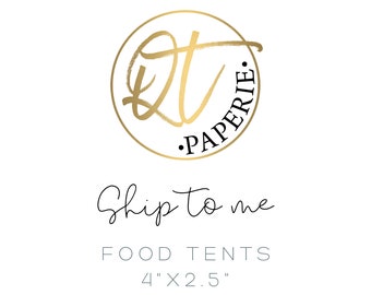 Printed Food Tents, Food Labels, Folded Food Tents, Printed Labels, Printed Place Cards, Party Food Tents, Party Food Labels, Party Labels