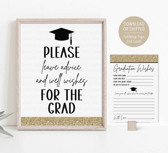 grad advice cards Graduation | Set of 25 Its more than a card collectionits a personalized memory book in the making Fibevon Graduation Advice Cards -