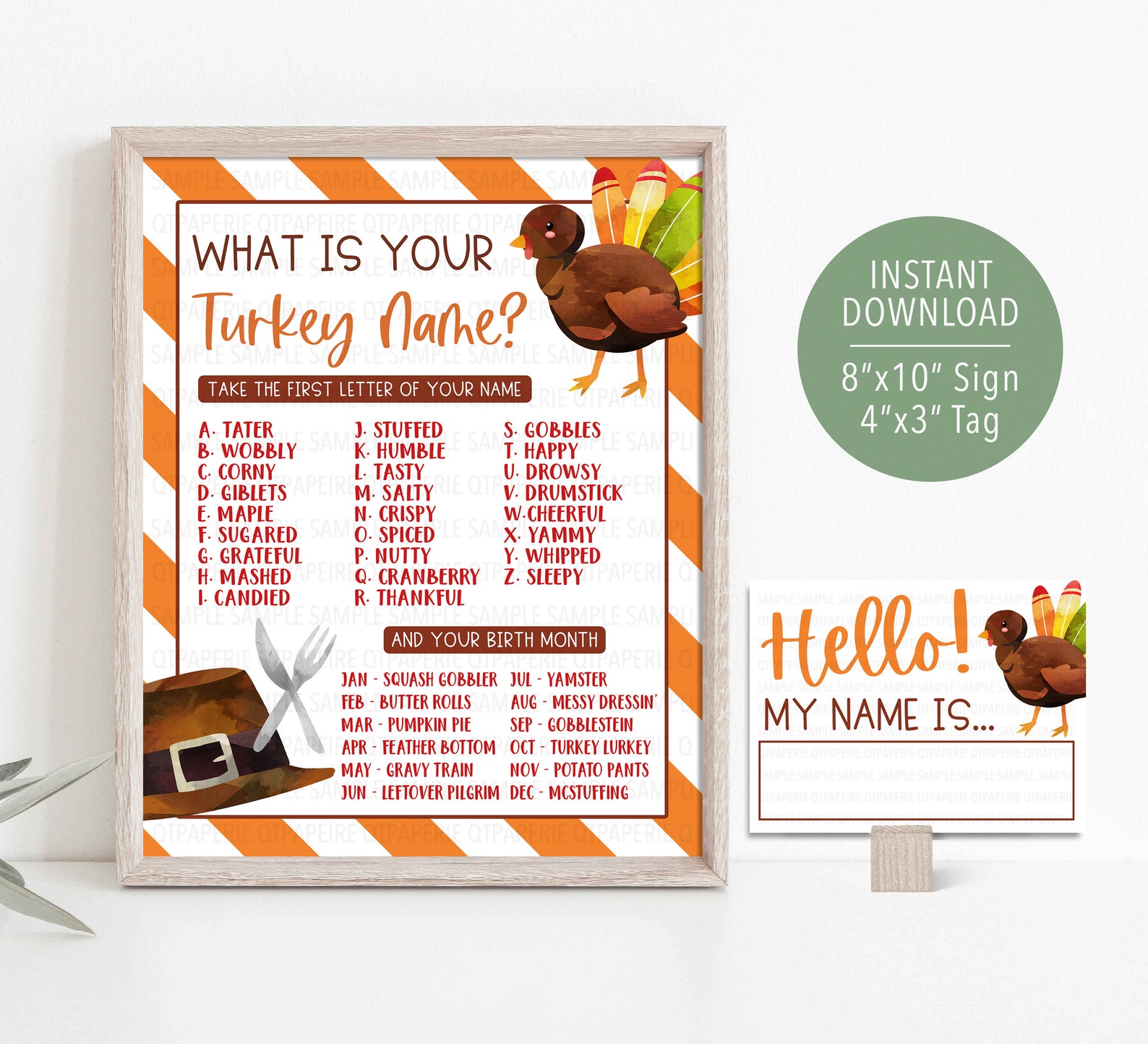 Thanksgiving place card ideas creative