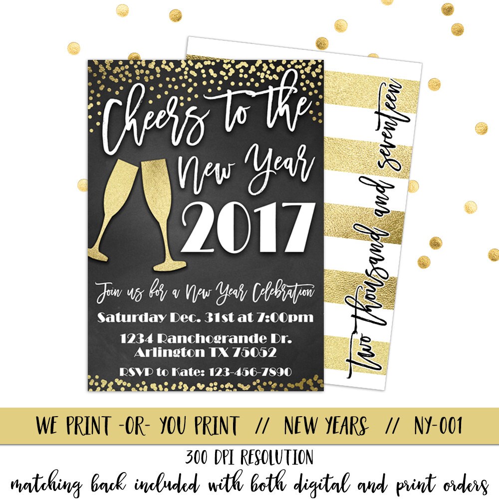 New Years Eve Invitations 8