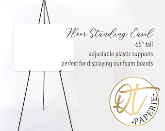 Floor Standing Easel for Sign, Easel for Board, Table Top Easel, Metal Stand for Sign, Easel Stand, Wedding Sign Stand, Sign Accessory