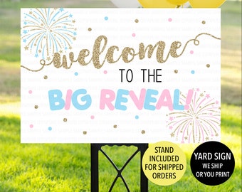 Firecracker Yard Sign, Firecracker Sign, Firework Sign, Firework Yard Sign, Firework Gender Reveal Sign, Firecracker Gender Reveal Sign