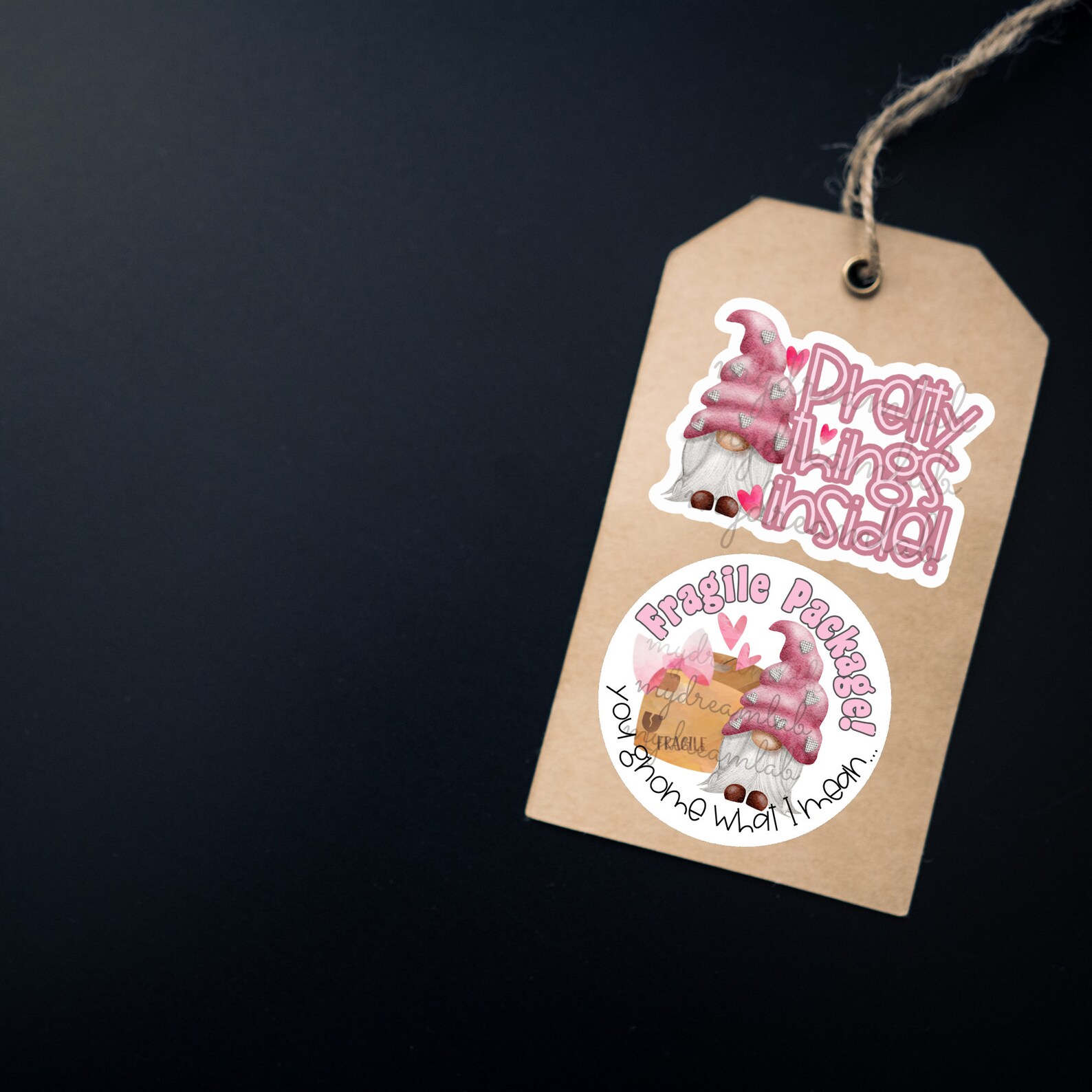 Fragile Sticker Small Shop Digital Sticker Happy Mail | Etsy