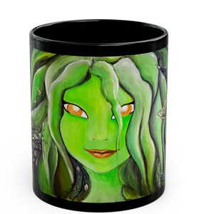 Nature Fairy Coffee Mug: Enchanted Forest Drinkware, Pixie Fantasy Decor