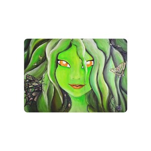 Nature Fairy Metal Art Sign: Enchanted Forest Wall Decor