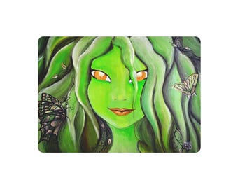 Nature Fairy Metal Art Sign: Enchanted Forest Wall Decor