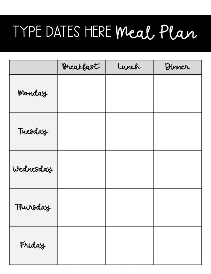 Weekly Meal Planning Template PPT/PDF 100% Editable compatible With Weekly Meal Planning Template PPT/PDF 100% Editable compatible With