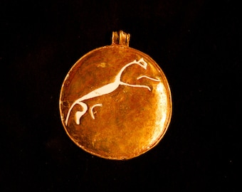 Colgante celta - Caballo blanco de Uffington - X-13