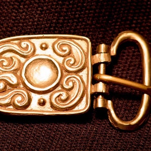Mongol belt Buckle from Russia - W-85