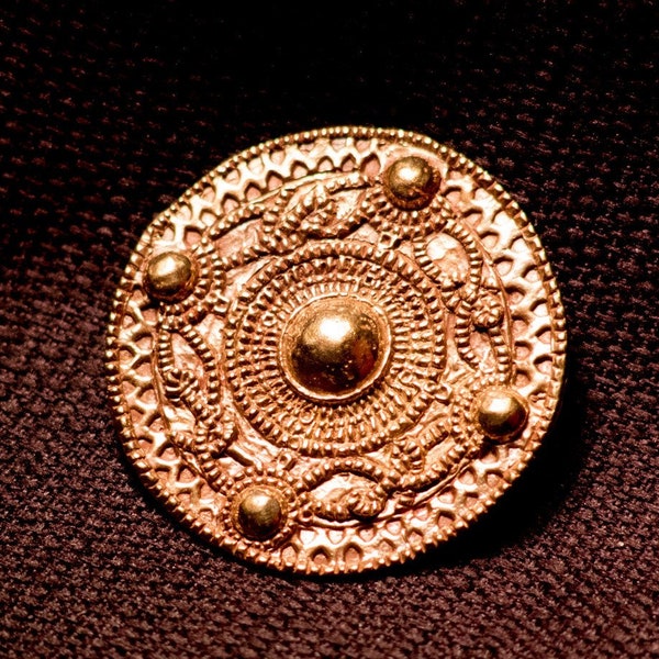 Frankish - Germanic Round Brooch - W-92