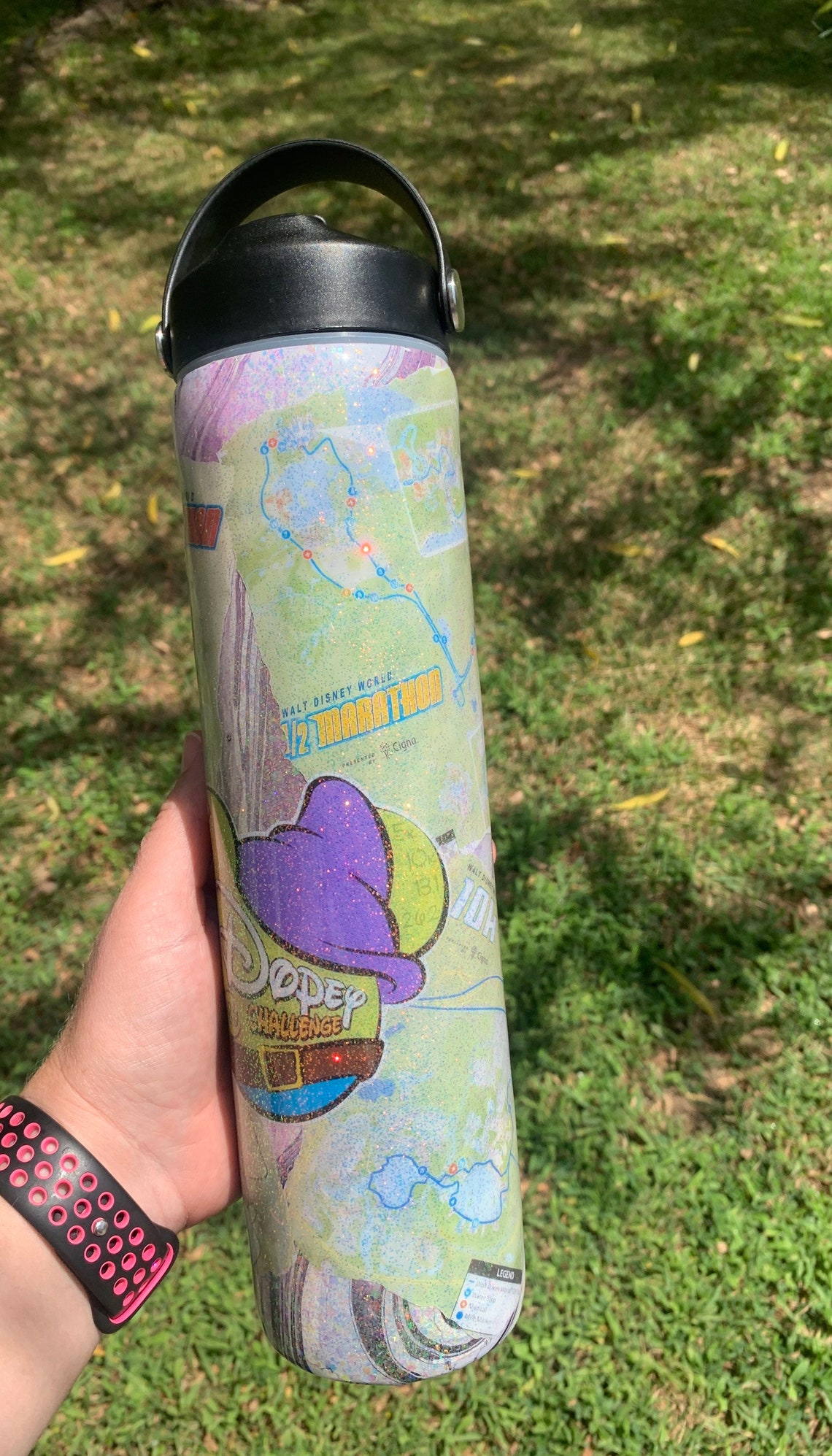 Dopey Challenge Map YETI Tumbler Yeti Style 30oz Stainless Etsy