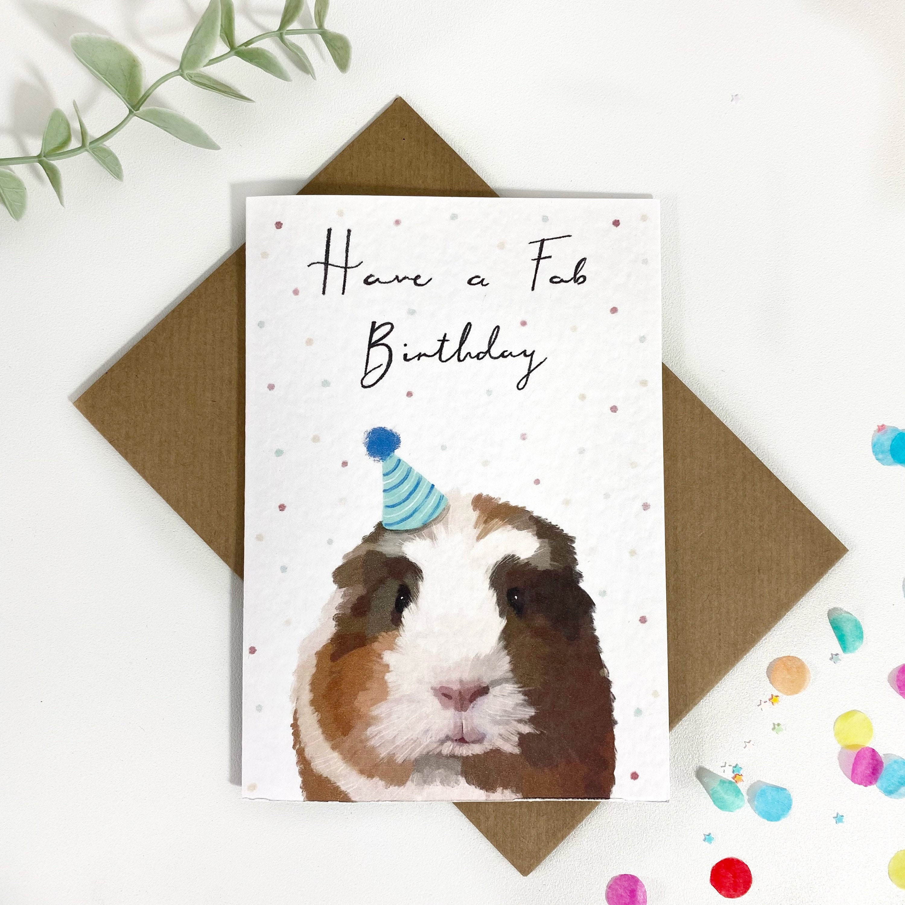 Carte De Joyeux Anniversaire De Cochon Dinde Carte Etsy France