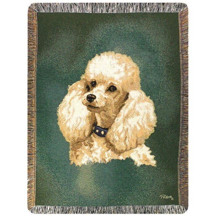 poodle throw blanket