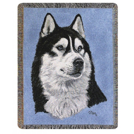husky throw blanket