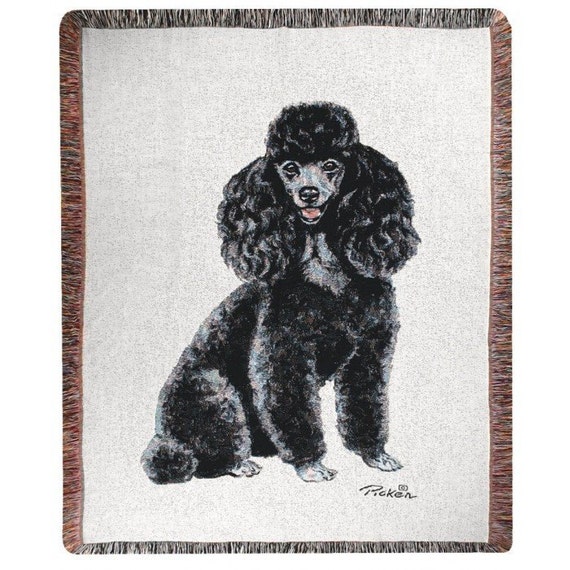 poodle throw blanket
