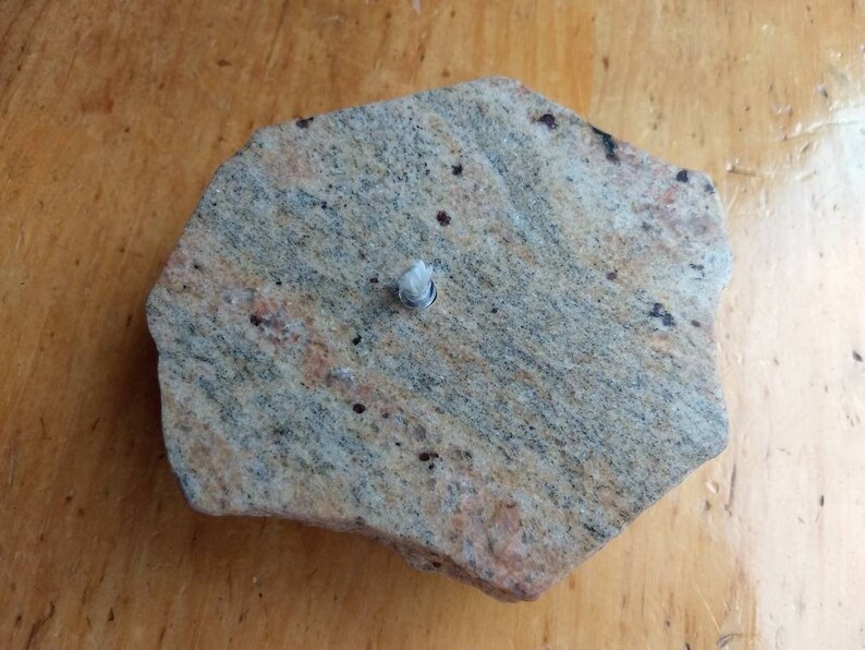 Granite Oil Candle rock/stone candle Etsy