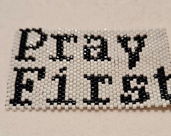 Pray First Peyote Stitch G2 Pen Cover Pattern (Digital Download)