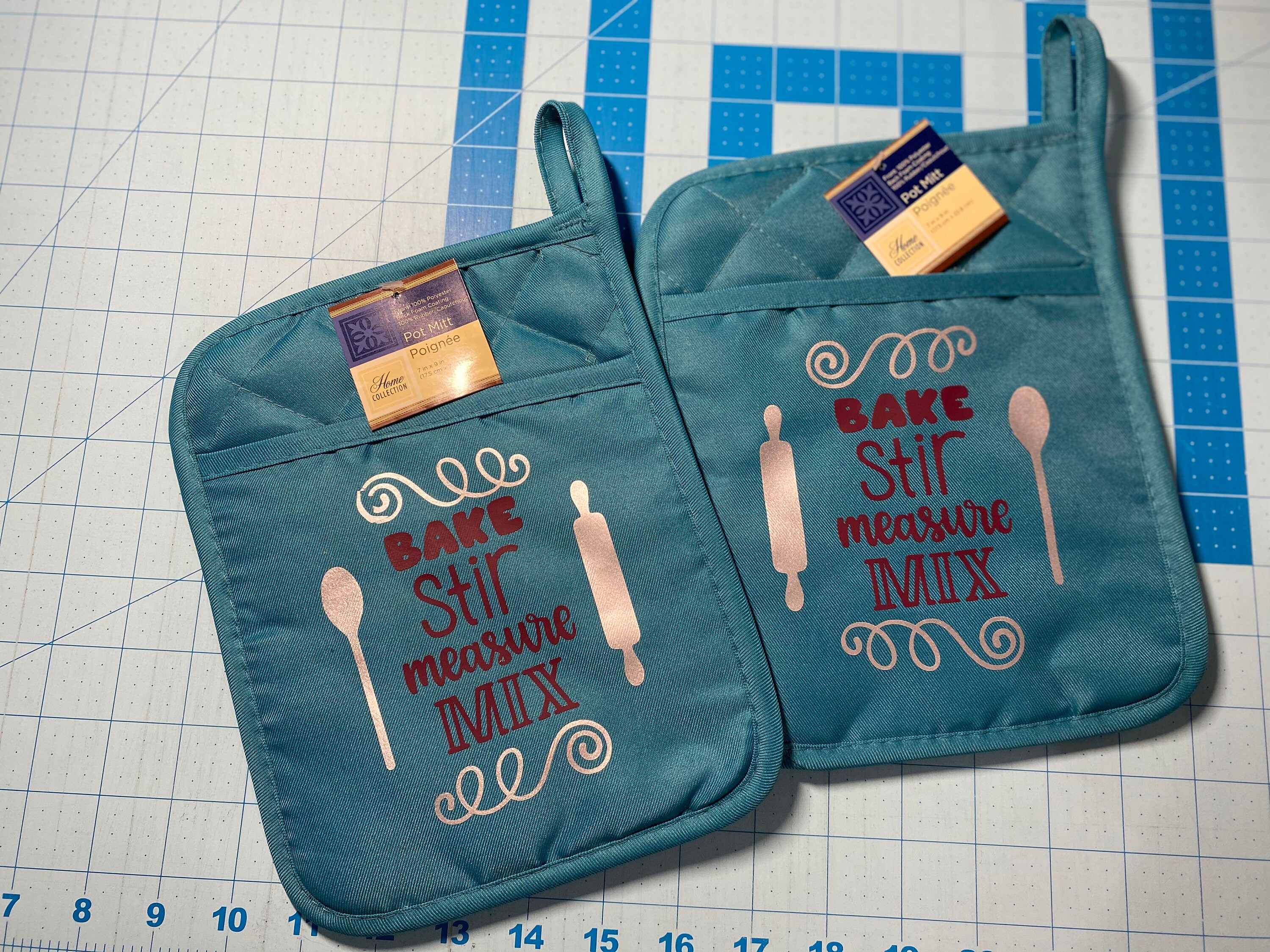 Custom Designed Pot Holders with Silicone Backing Etsy