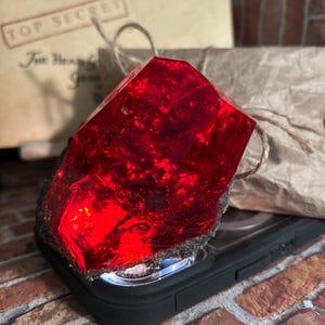 Juego de piedra mágica de tamaño real de edición limitada y carta de entrega / Cada piedra es mágicamente única / Imprescindible para los verdaderos fanáticos / Envío gratuito