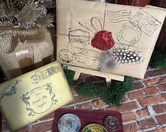 Wizarding Castle Trip Announcement: Acceptance Letter, Magic Stone & Coins
