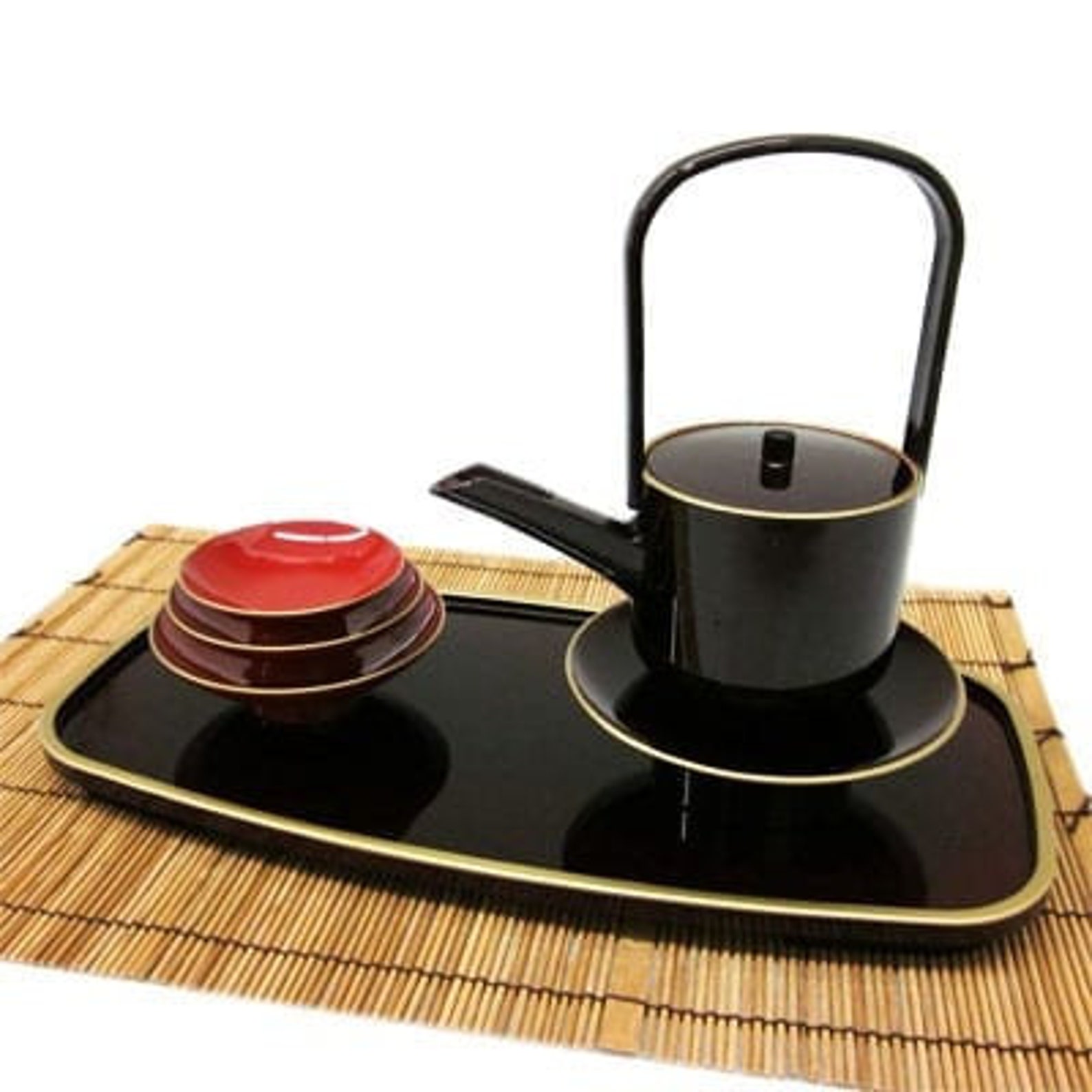 Tosoki Crimson San San Kudo Sake Set Etsy