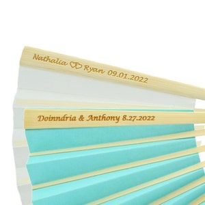 Personalized Folding Silk Hand Fans