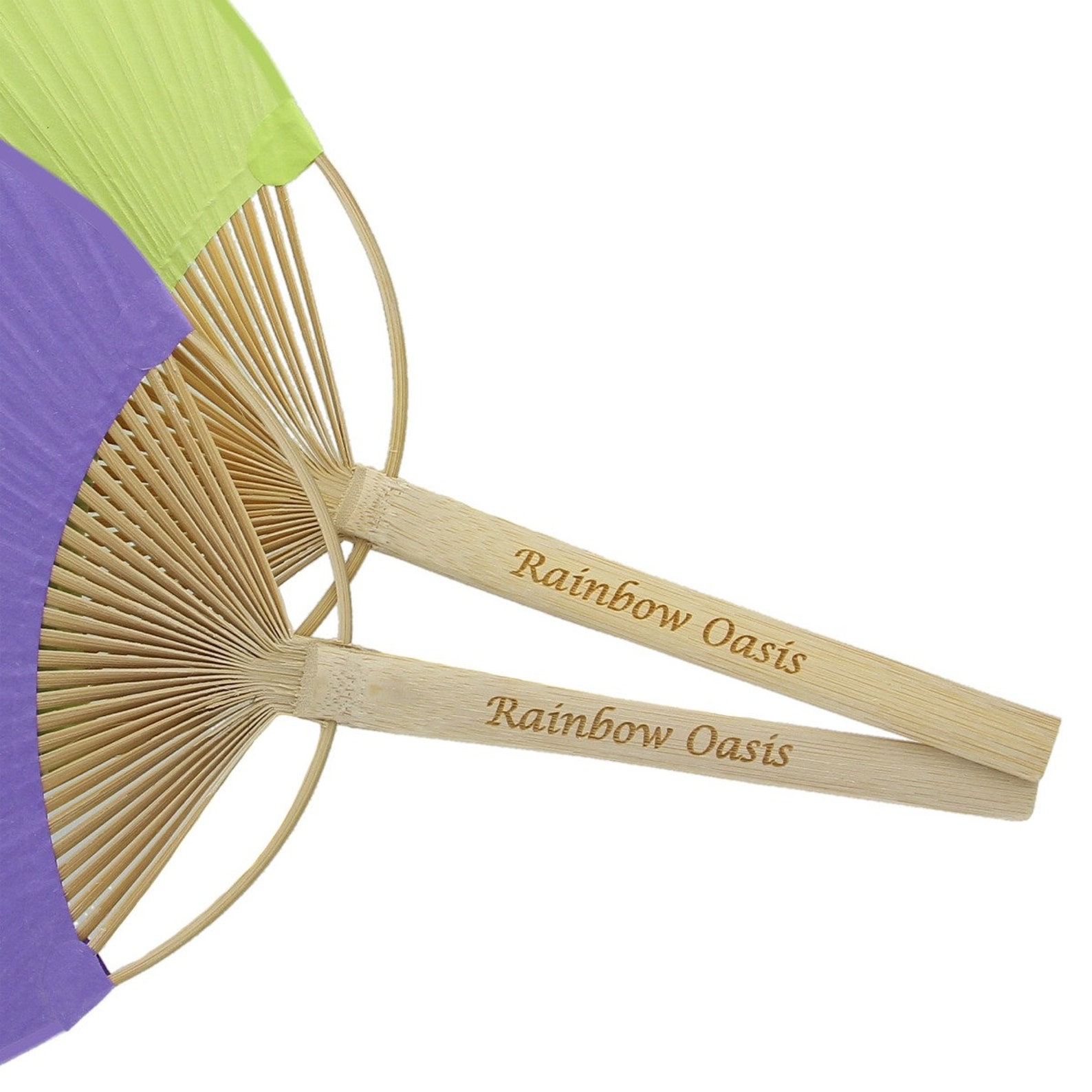 Personalized Colored Paper Paddle Hand Fans Etsy