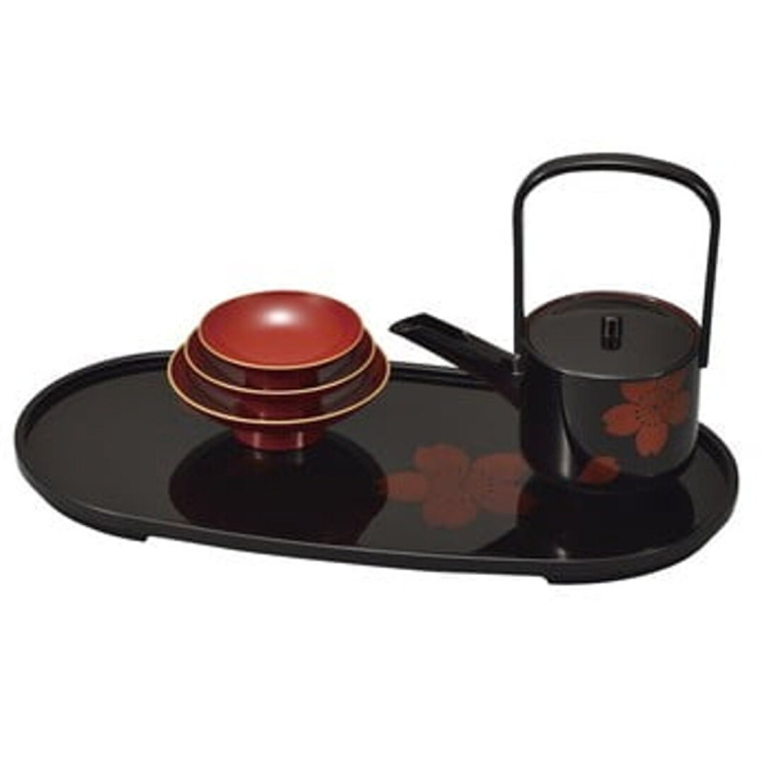 Sakura San San Kudo Ceremonial Sake Set Etsy