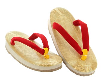 Children's Red Gold Japanese Sandal